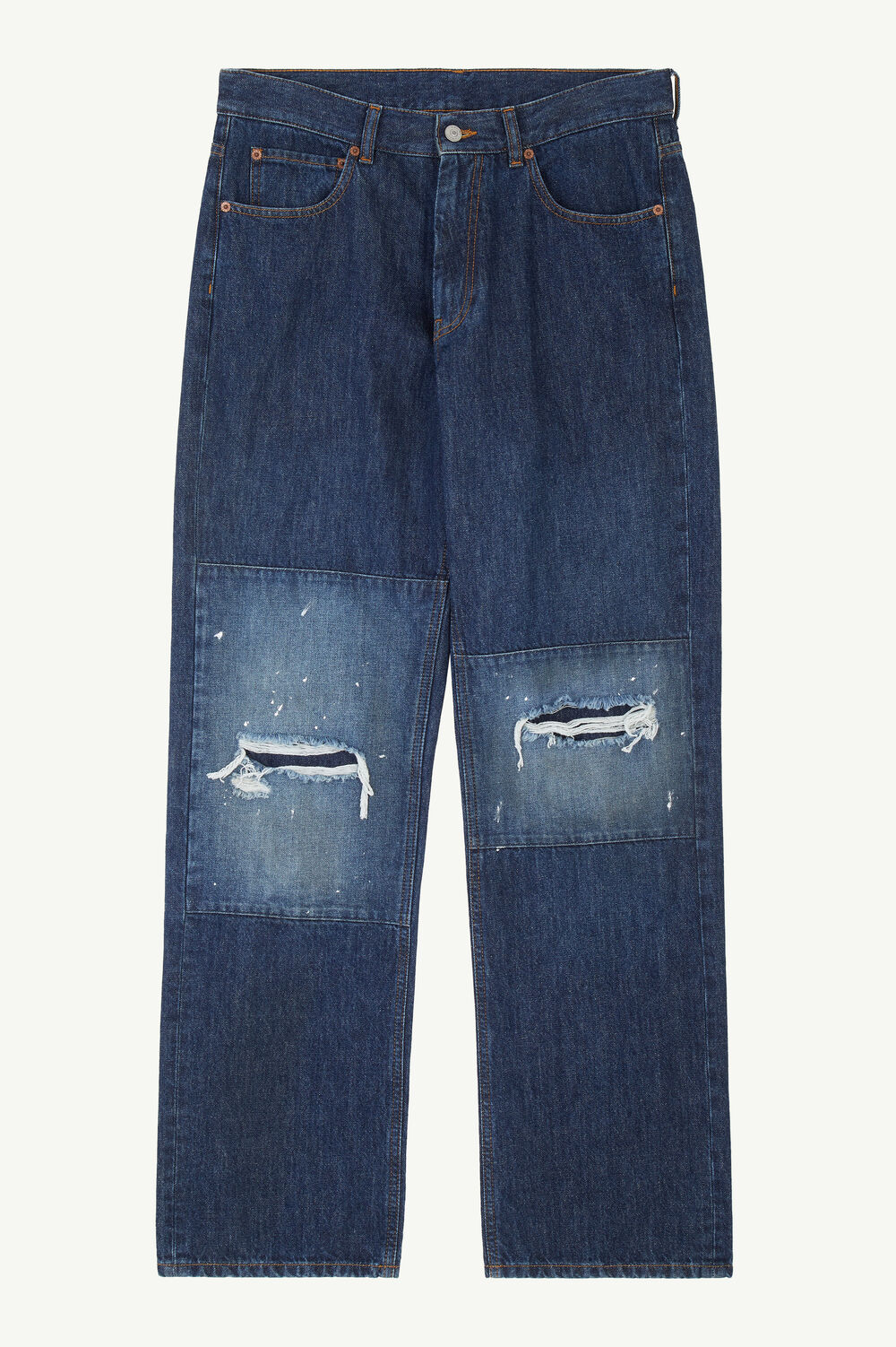 Straight-leg jeans