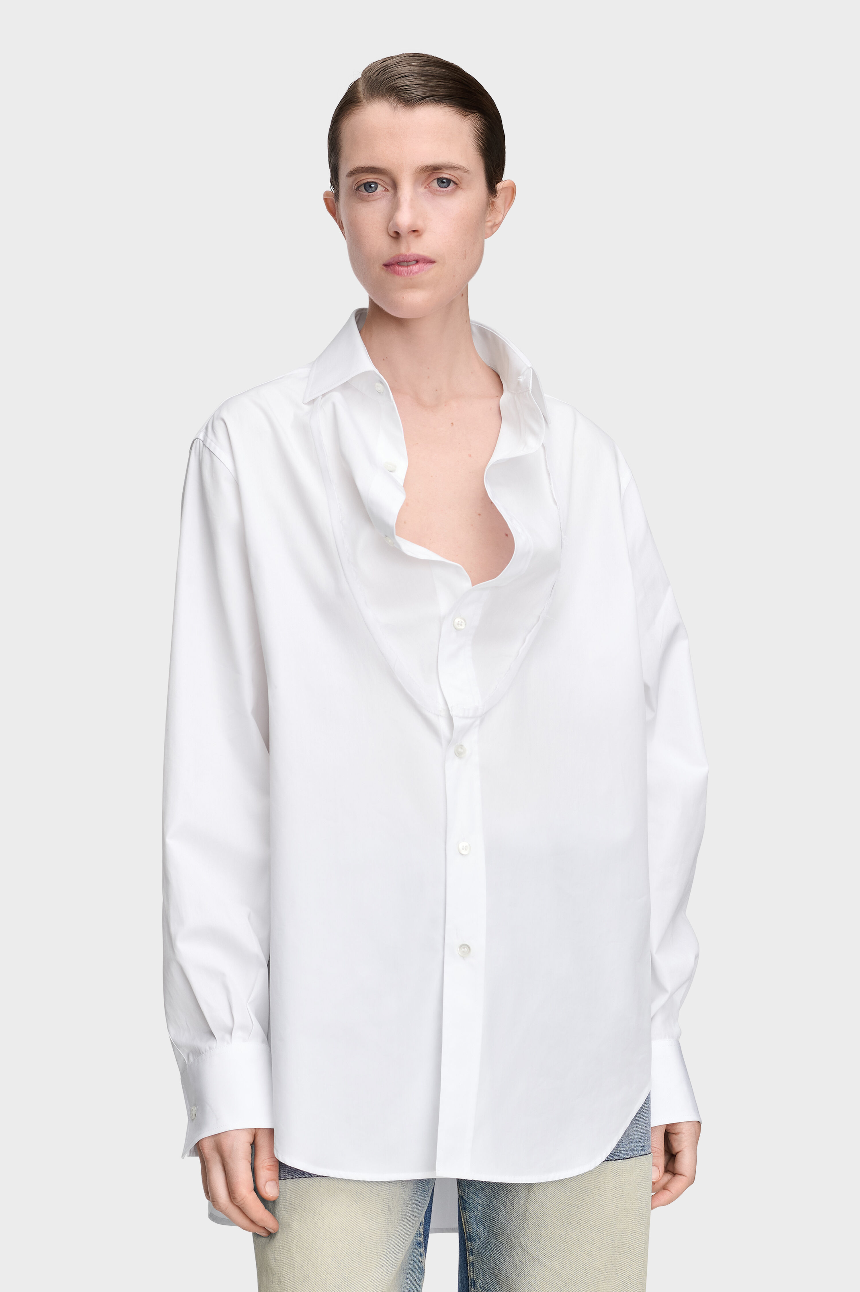 Folded Collar Shirt