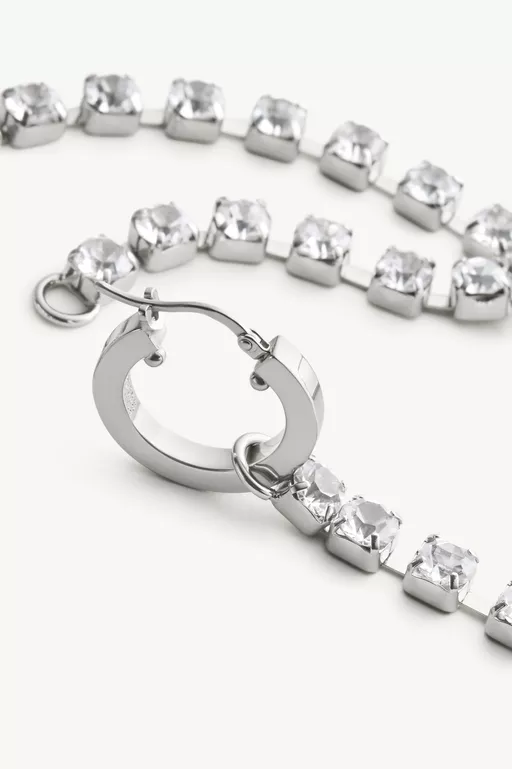Rhinestone drop earrings - Earrings