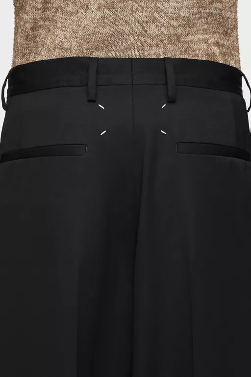 Pantalon en laine Dropped-Rise - Pantalons