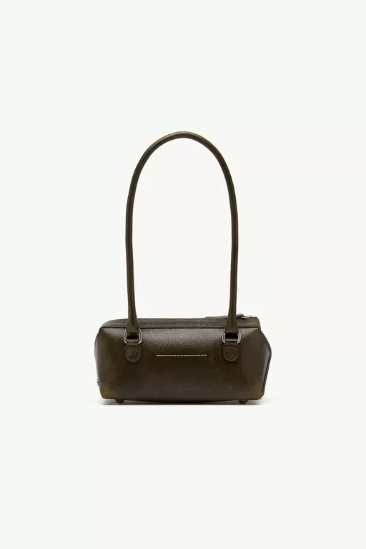 Bauletto Shoulder Bag Mini crackled leather - Shoulder Bags