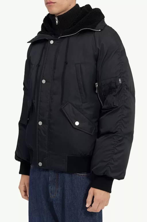 Hooded bomber jacket - Jackets