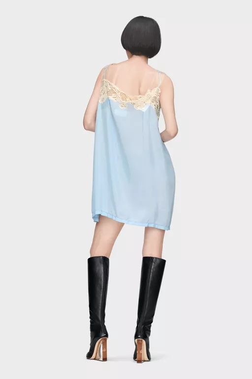 Taped Slip Dress - Mini Dress