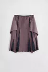 Bordeaux - Fusion Midirock mit Paisleymuster