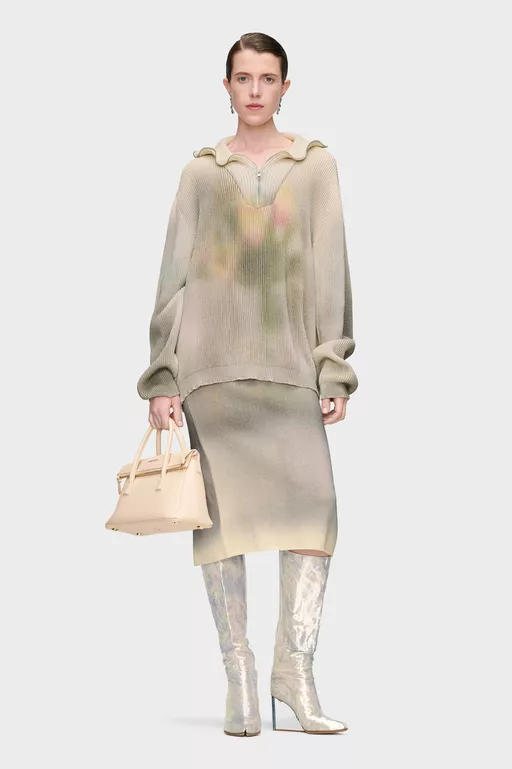 Zip Knit Pullover - Knitwear