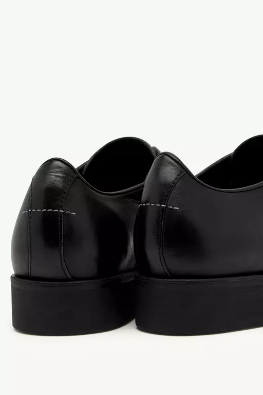 Leather Biker lace-up shoes - Lace-ups