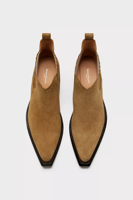 Heel-less Western Chelsea Boots - Ankle Boots
