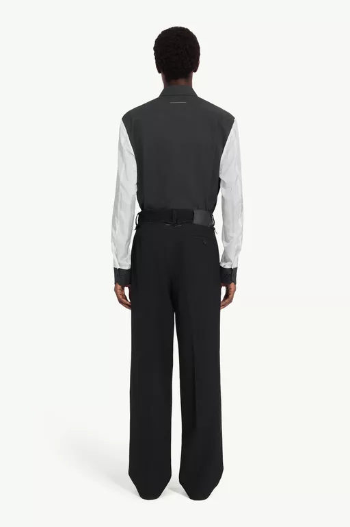 Wollhose mit ausgetauschtem Bund - Hosen