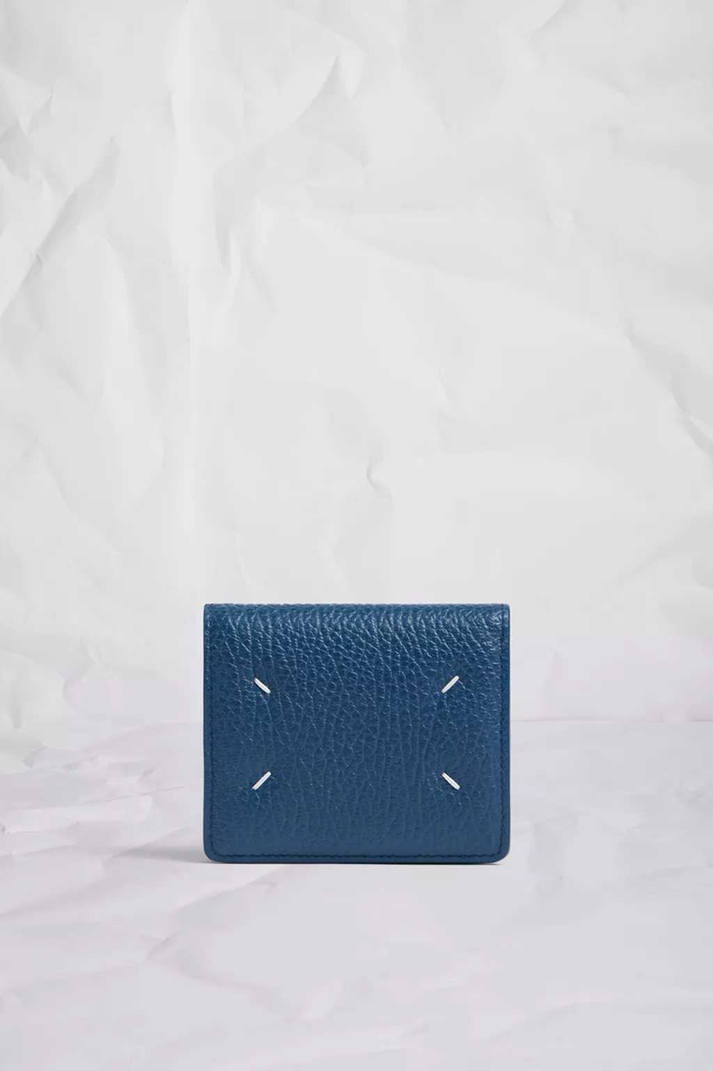 4ステッチ 二つ折り ウォレット ブルー | Maison Margiela公式