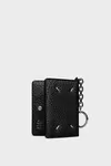 Black - Four stitches keyring cardholder