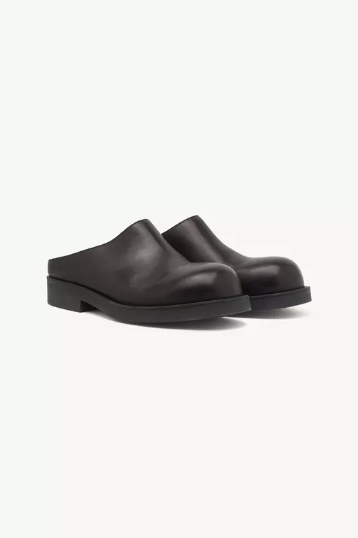Leather Biker mules - Slippers