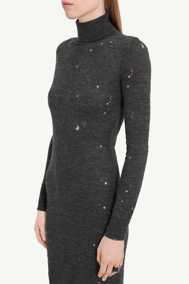 Turtleneck dress - Midi Dress - Image 4