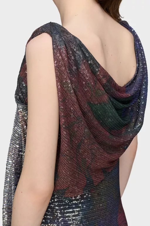 Sequined Maxi Dress - Maxi Dress