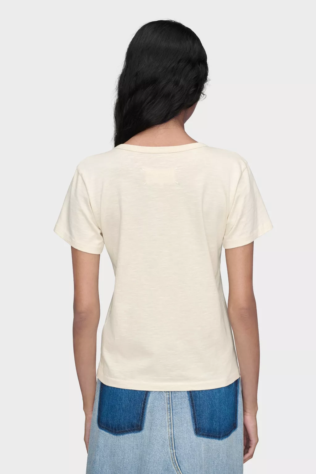 Cream Cotton T-Shirt | Maison Margiela Official