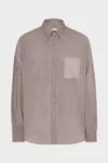 Natural - Long-Sleeve Cotton Shirt
