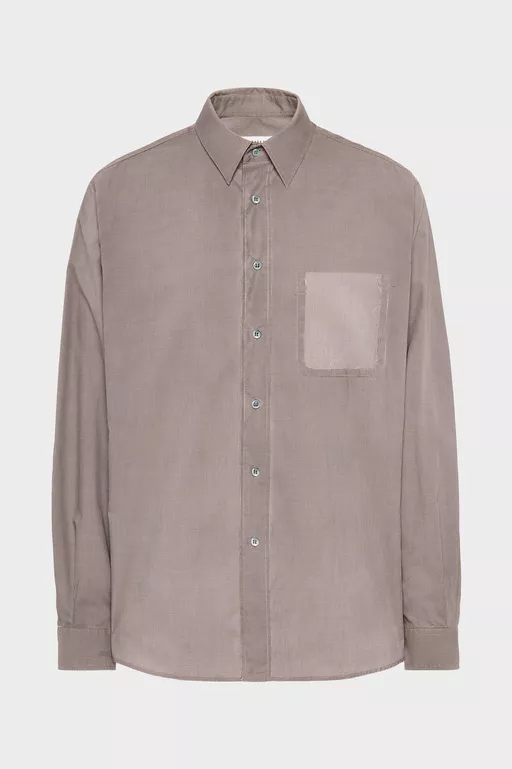 Long-Sleeve Cotton Shirt - Shirts