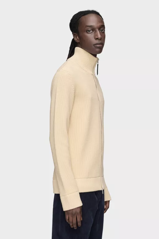 Knit zip-up cardigan - Knitwear