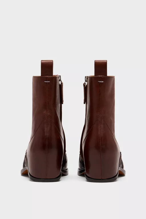 Heel-less Western Flame Boot - Ankle Boots