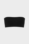 Black - Strapless Bandeau Top