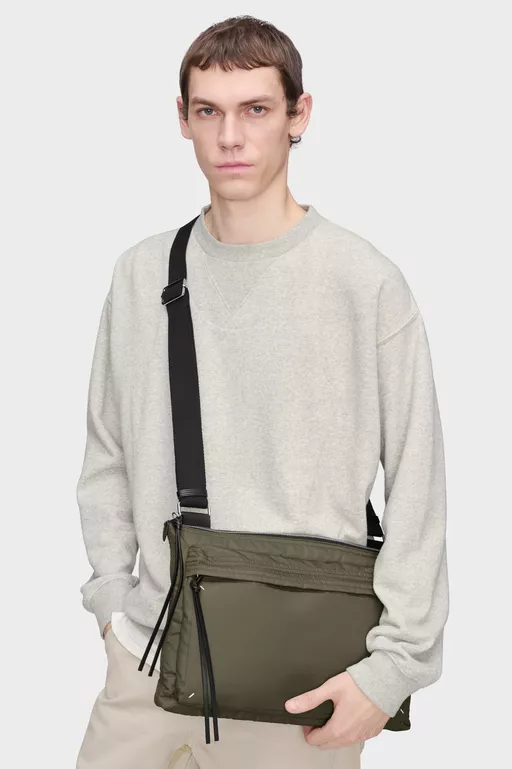 Zip Computer Bag East West - Cross body bag