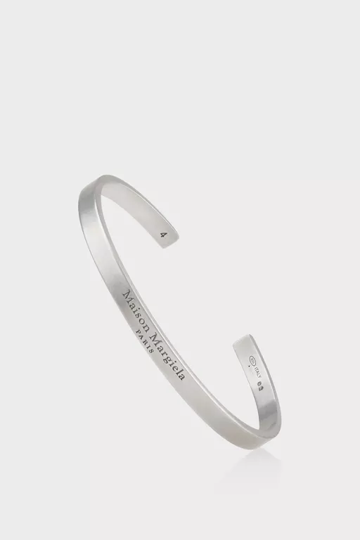 メゾンマルジェラ　maison margiela logo ロゴブレスレット Silver | Maison Margiela Official