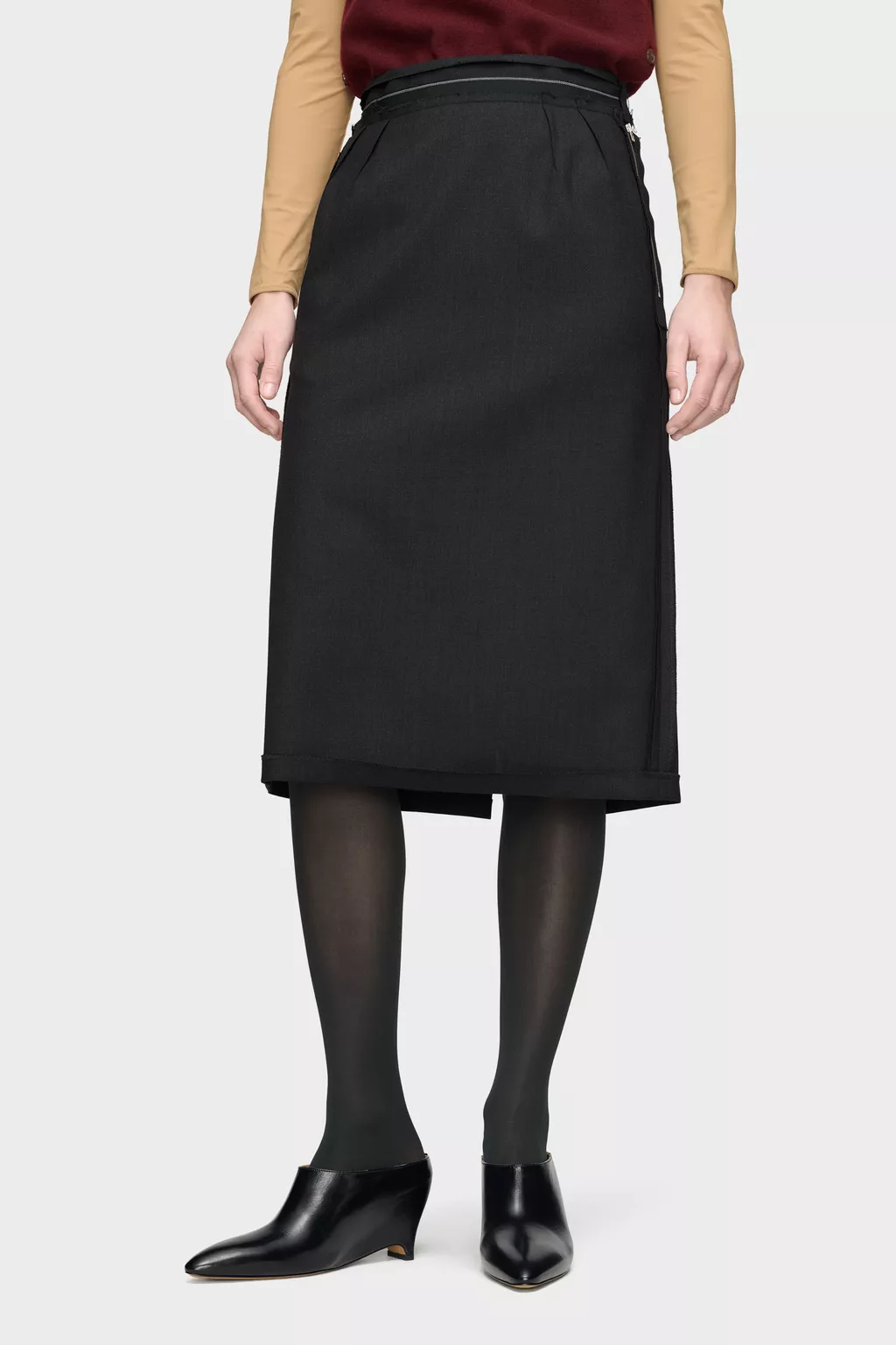 Black Heel-less Mule | Maison Margiela Official