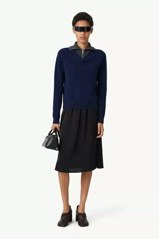 Multi neckline knit jumper - Knitwear