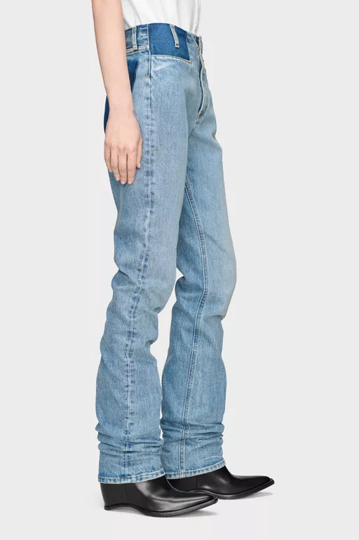 ツートン デニムパンツ - パンツ