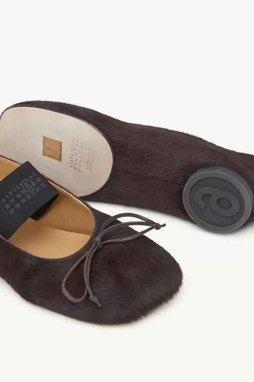 Numeric elastic ballerinas in ponyhair - Ballerinas