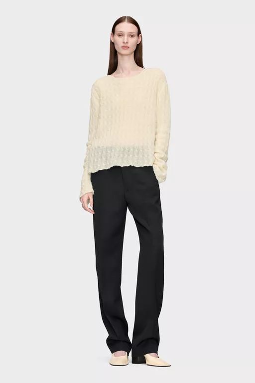Wool Cashmere Crewneck - Knitwear
