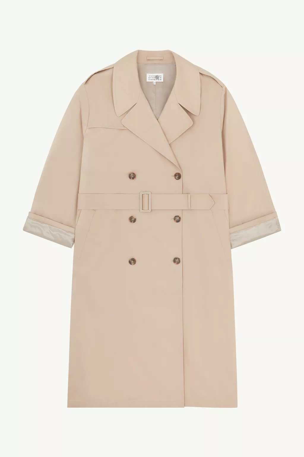 Women's Double Breasted Trench Coat | MM6
