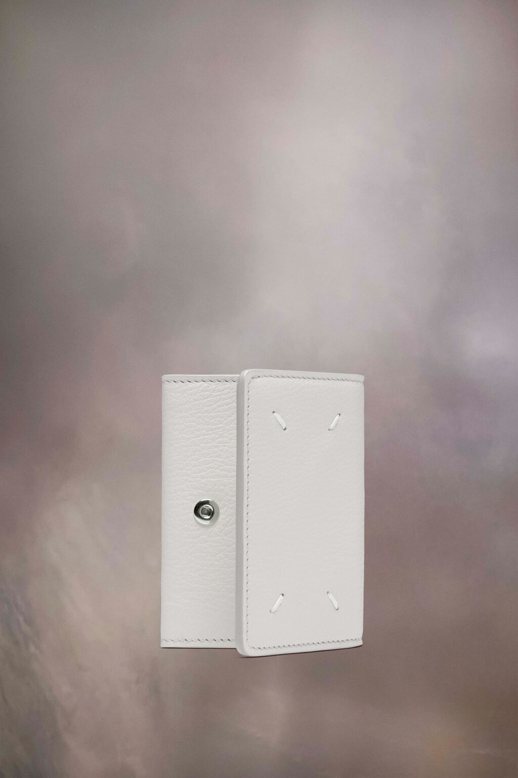 메종마르지엘라 스냅버튼이 달린 가죽 지갑 SA3UI0012P4806T1003