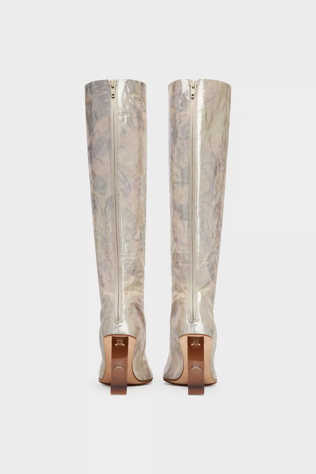 Silver Tabi Claw Plexi Long Boots | Maison Margiela Official