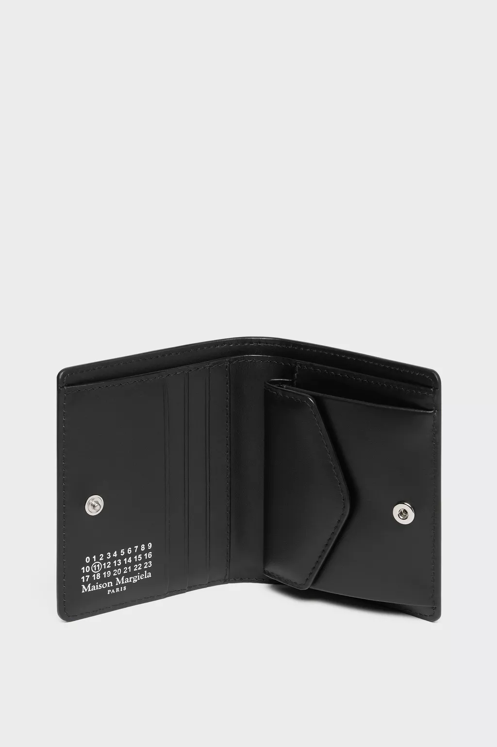 4ステッチ 二つ折り ウォレット ブラック | Maison Margiela公式