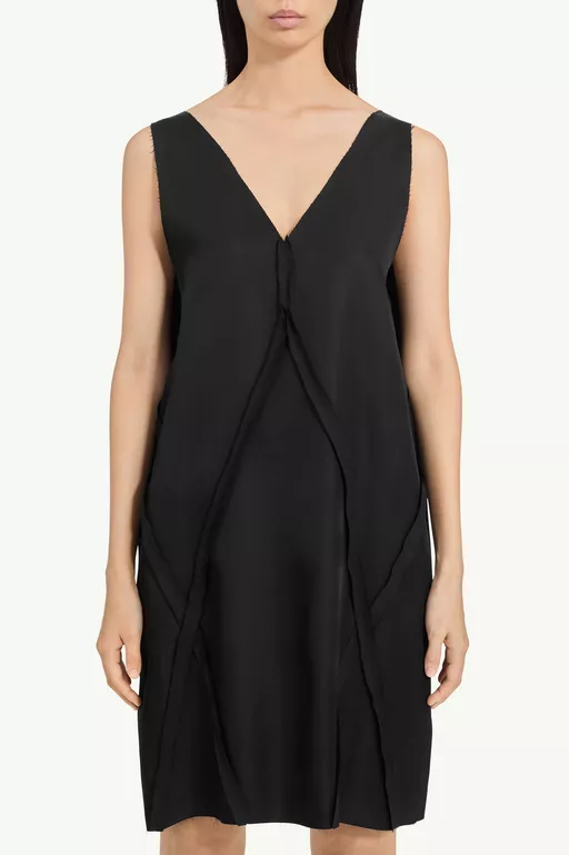 V-Neck Midi Dress - Midi Dress