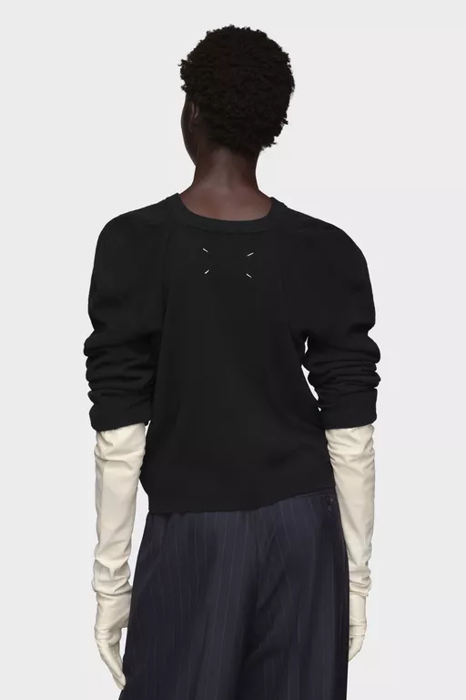 Wool knit top - Knitwear