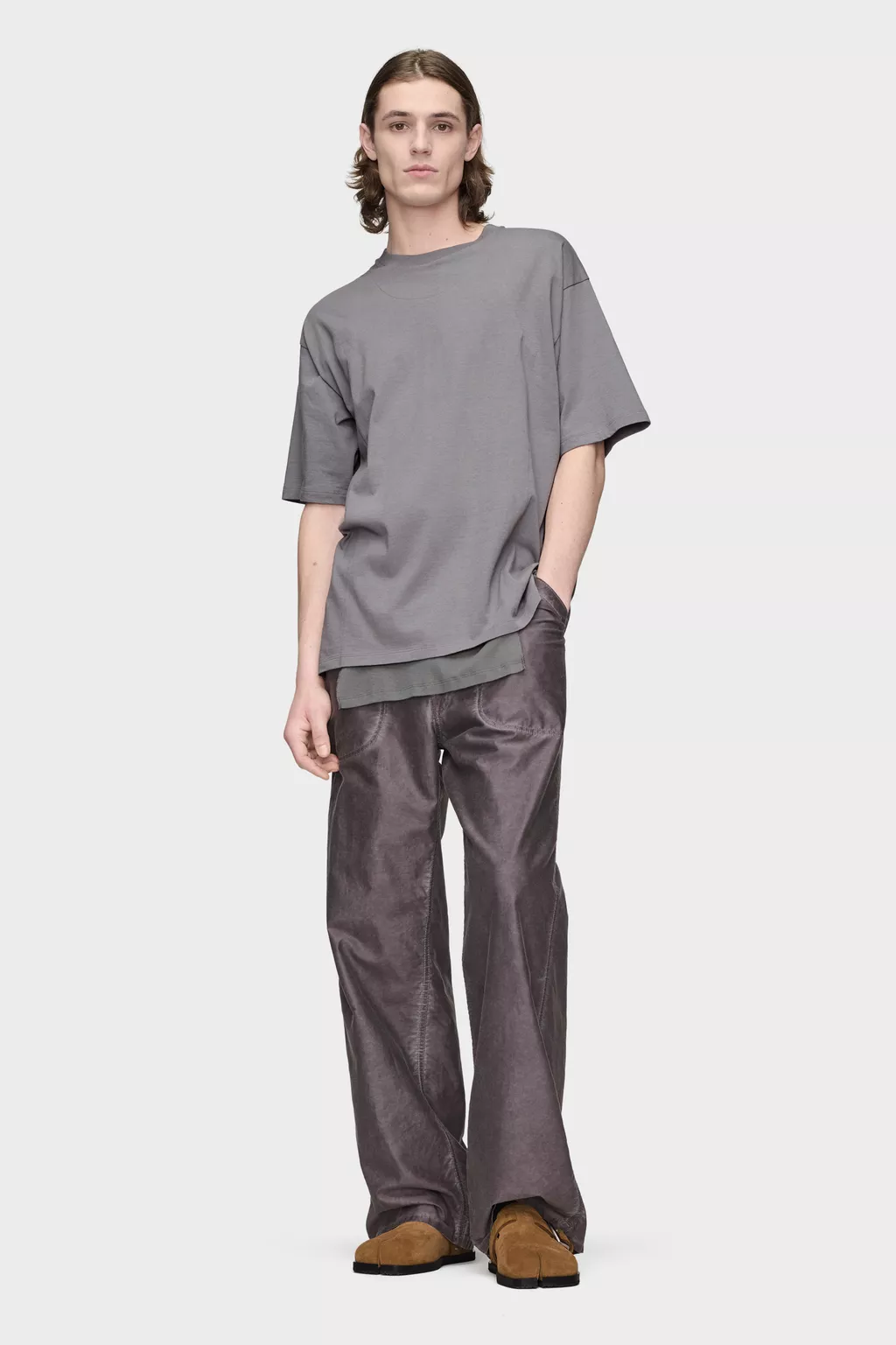 ダブル レイヤード Tシャツ グレー | Maison Margiela公式