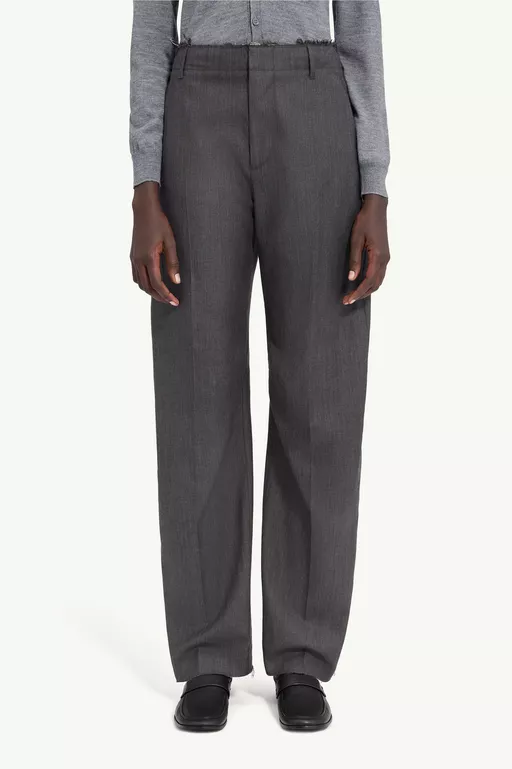 Wide-leg tailored trousers - Pants