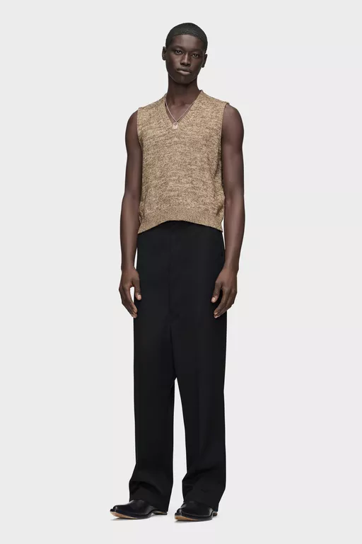Pantalon en laine Dropped-Rise - Pantalons