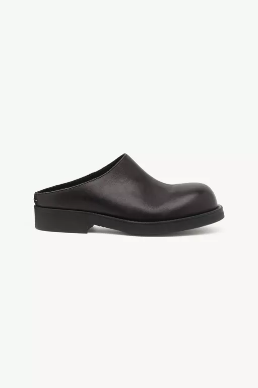 Leather Biker mules - Slippers