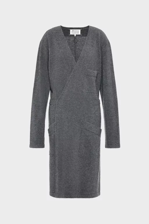 Wool Wrap Cardigan - Cardigan