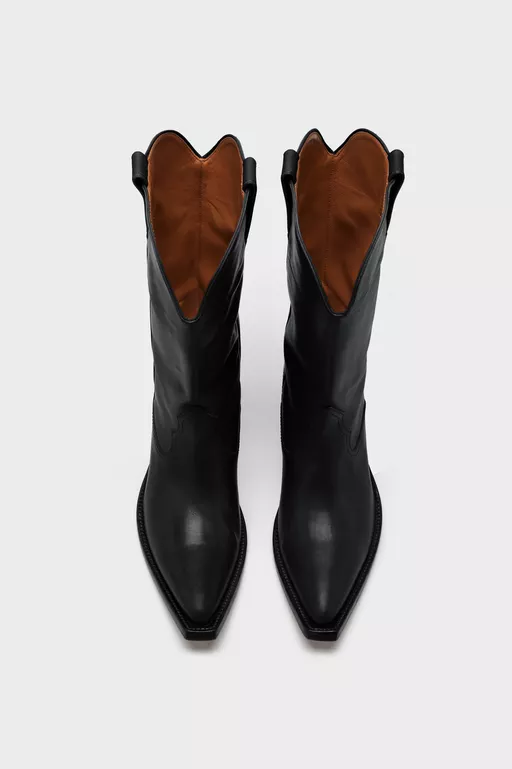 Heel-less Western Boots - Boots