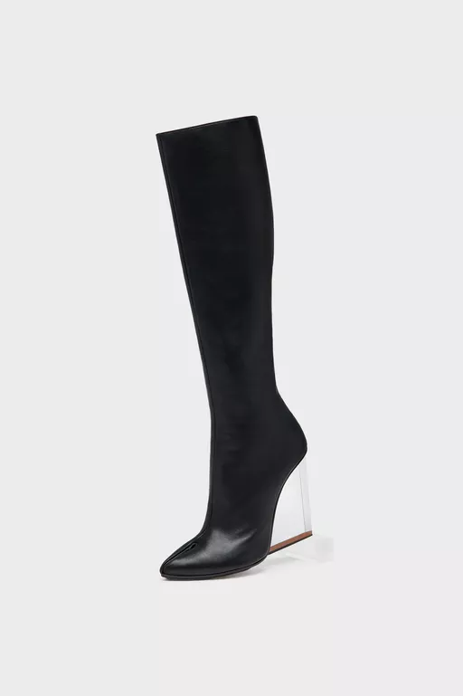 Tabi Claw Plexi Long Boots - Boots