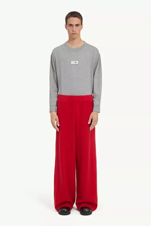 Brushed fleece cotton sweatpant - Pants