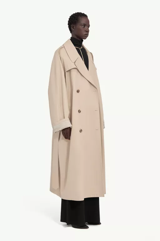 Cotton trench coat - Raincoats