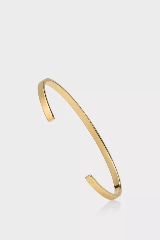 Logo slim cuff bracelet - Pulseras