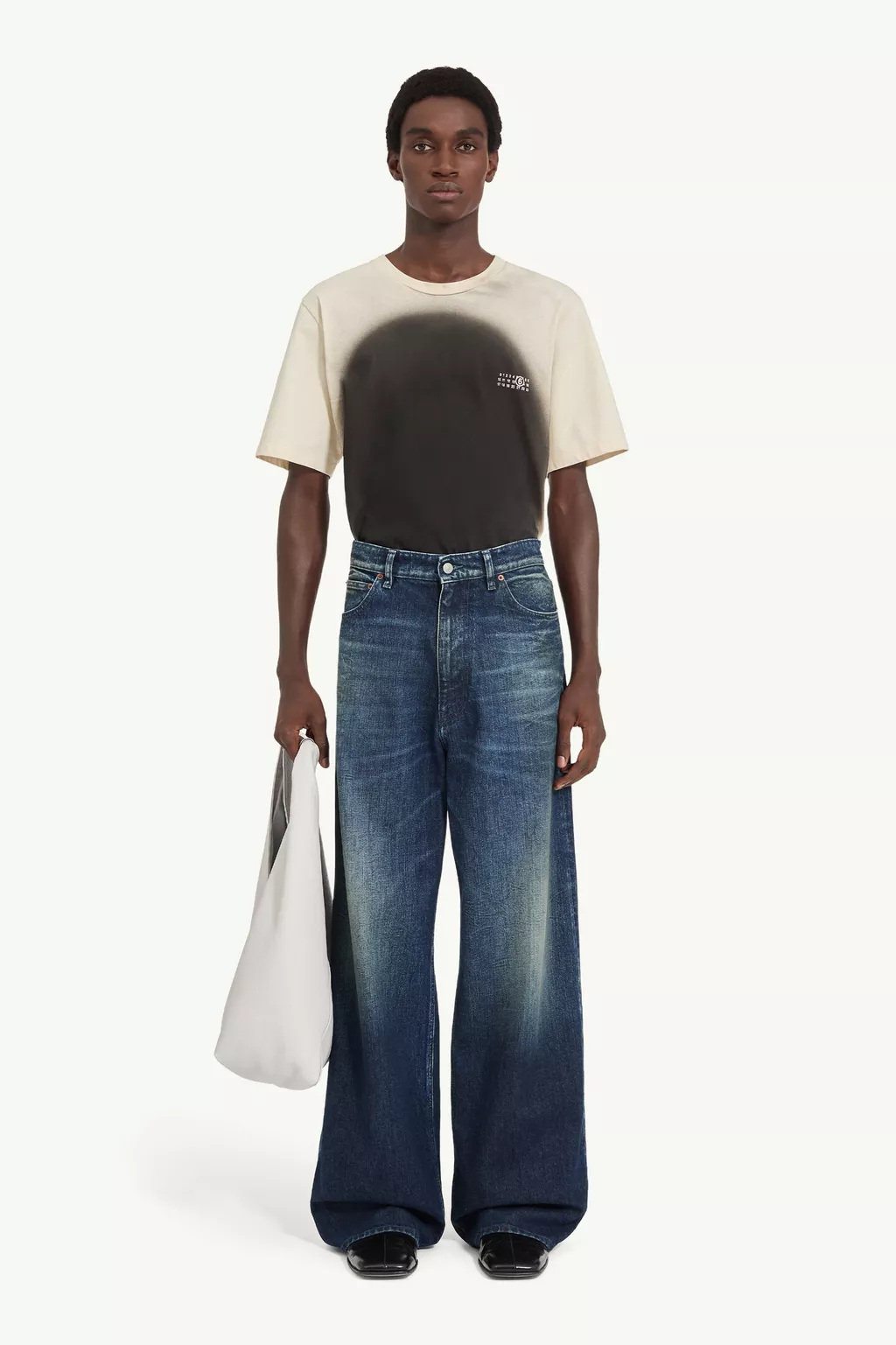 Blue Wide-leg jeans | MM6 Official