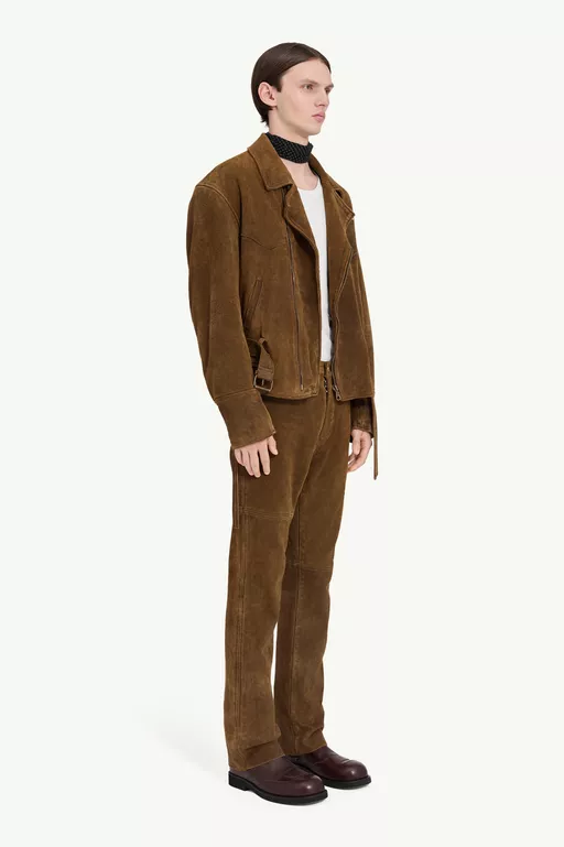 Suede biker jacket - Jackets