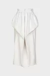 White - Denim Gathered Skirt