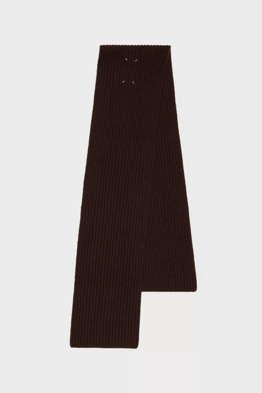 Men's Brown Cashmere Scarf | Maison Margiela